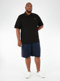 NAUTICA BIG & TALL J CLASS COLLECTION TRENT POLO - Black