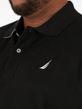 NAUTICA BIG & TALL J CLASS COLLECTION TRENT POLO - Black