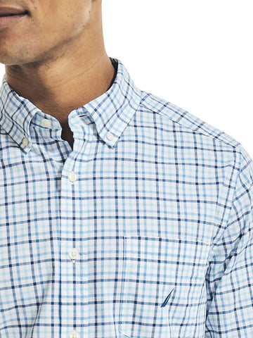 NAUTICA NAW922101BW CLASSIC FIT NAVTECH HAVANA SHIRT - Bright White