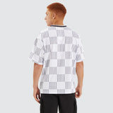 NENA AND PASADENA Division Football Jersey - Black/White Check