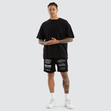 NENA AND PASADENA Forge Gym Trackshort - Jet Black