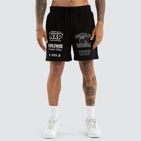 NENA AND PASADENA Forge Gym Trackshort - Jet Black