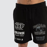 NENA AND PASADENA Forge Gym Trackshort - Jet Black