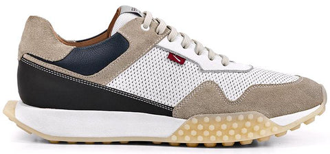 FERRACINI Pietro 8526 Leather Toggled Sneaker - Easy Branco-D