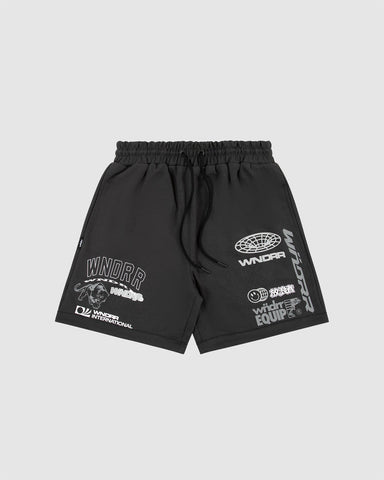 WNDRR Represent Tech Trackshort- Faded Black