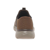 SKECHERS GARNER NEWICK 210803 Slip-Ins Relaxed Fit - DARK BROWN / SYNTHETIC