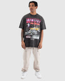 WNDRR SPEEDHUNTER VINTAGE FIT TEE - Washed Black