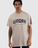 WNDRR VALIANT CUSTOM FIT TEE - STONE