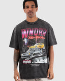 WNDRR SPEEDHUNTER VINTAGE FIT TEE - Washed Black