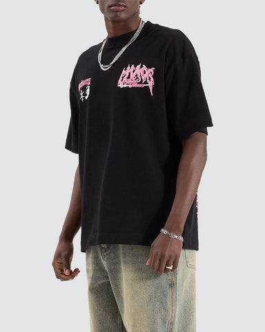 KISS CHACEY Katana Street Tee - Jet Black
