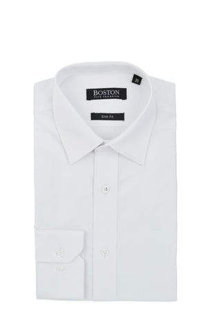 BOSTON ST5WT-10 Liberty Business L/S Shirt - White