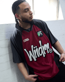 WNDRR Kickoff Football Jersey - Black/Red