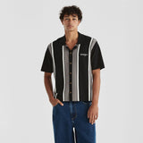 WRANGLER 902431 Dickie Stripe Shirt - Greyscale YA9