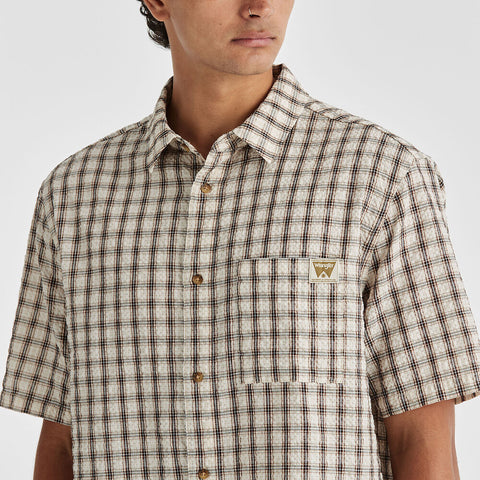 WRANGLER 903099 Boxcar Short Sleeve Shirt - Tan