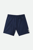 BRIXTON PHYS. ED. NYLON RUNNING SHORT - Dress Blue