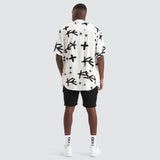 KISS CHACEY Captor Party Shirt White/Black