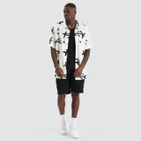 KISS CHACEY Captor Party Shirt White/Black