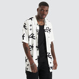 KISS CHACEY Captor Party Shirt White/Black