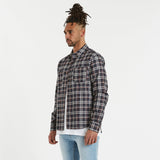 NENA AND PASADENA Charge Casual L/S Shirt - Graphic Check