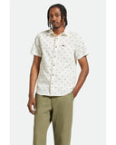 BRIXTON CHARTER PRINT S/S SHIRT- OFF WHITE/TIPPING SQUARE