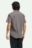 BRIXTON Charter Sol Wash S/S Woven Shirt - Charcoal Sol Wash