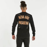 NENA AND PASADENA Domain Relaxed L/S Tee - Black
