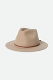 BRIXTON WESLEY FEDORA - Sand/Brown