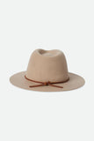 BRIXTON WESLEY FEDORA - Sand/Brown