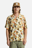 BRIXTON Bunker Reserve S/S Camp Collar Shirt- Multi Colour Shell