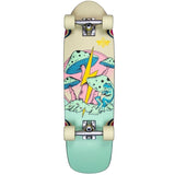 DUSTER Fungi 29.5 Cruiser Skateboard - Pink Green