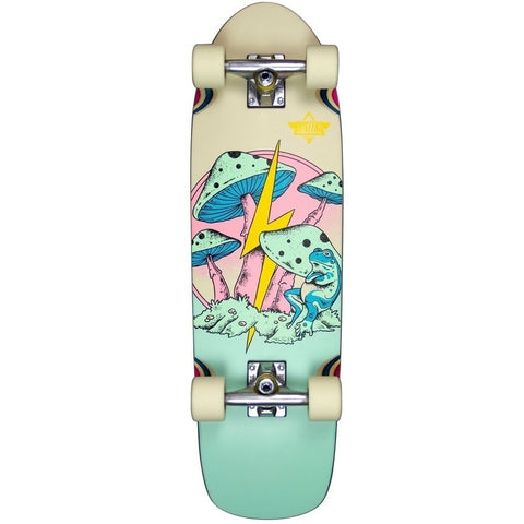 DUSTER Fungi 29.5 Cruiser Skateboard - Pink Green