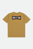 BRIXTON TRUSS S/S STANDARD TEE - Antique Gold