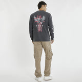 KISS CHACEY Last Chapter Heavy Relaxed Long Sleeve T-Shirt - Pigment Black