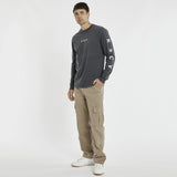 KISS CHACEY Last Chapter Heavy Relaxed Long Sleeve T-Shirt - Pigment Black