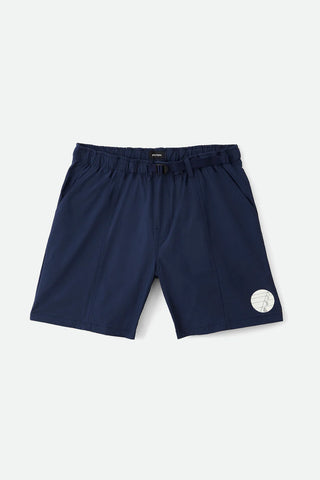 BRIXTON PHYS. ED. NYLON RUNNING SHORT - Dress Blue