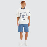 NOMADIC PARADISE Matchup V-Neck Tee - Natural White