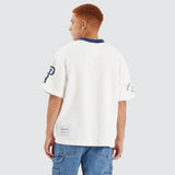 NOMADIC PARADISE Matchup V-Neck Tee - Natural White