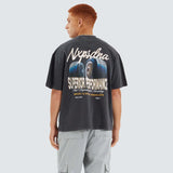 NENA AND PASADENA Quadrant Street Tee - Pigment Black