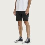 KISS CHACEY Salem Cargo Short - Obsidian Black