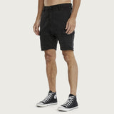 KISS CHACEY Salem Cargo Short - Obsidian Black