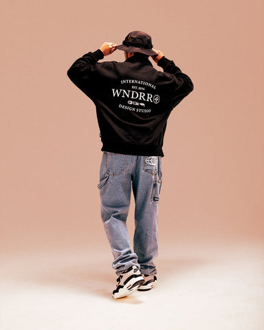 WNDRR SHERIFF RUGBY SWEAT - BLACK