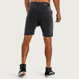 KISS CHACEY Spectra Denim Short - Obsidian Black