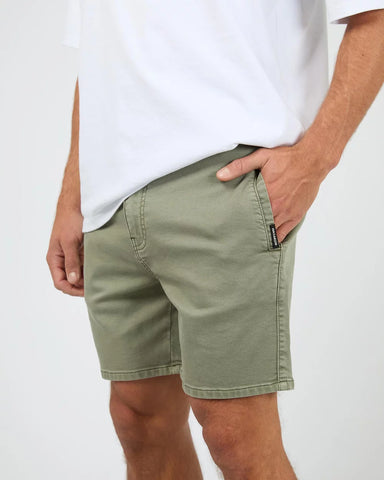 ST GOLIATH Constructed Fairhaven Short - Olive