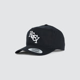 KISS CHACEY Strother Golfer Cap Jet Black