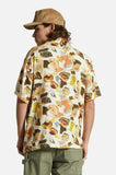 BRIXTON Bunker Reserve S/S Camp Collar Shirt- Multi Colour Shell