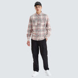 NENA AND PASADENA Treshold Casual Long Sleeve Shirt Renaissance - Red Check