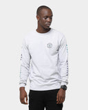 BRIXTON Oath V L/S Tee - Heather Grey