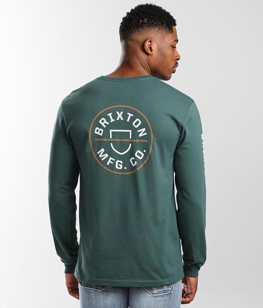 BRIXTON Crest ロゴ クルーネック ロンＴ 楽天市場】ブリクストン 長袖Tシャツ メンズ CREST L/S STT