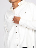 Rusty Yakka Long Sleeve Overshirt - Egret