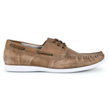 Julius Marlow Lateral Boat Shoe - Tan Wash